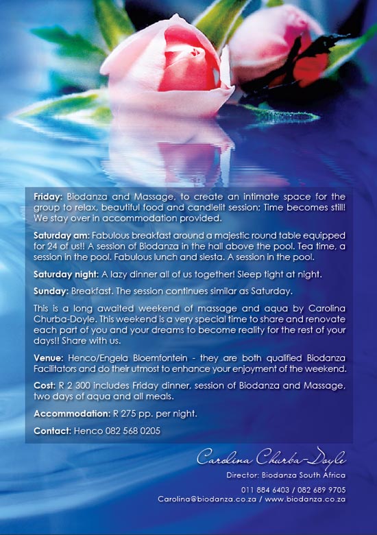 Biodanza Aqua Massage 2013